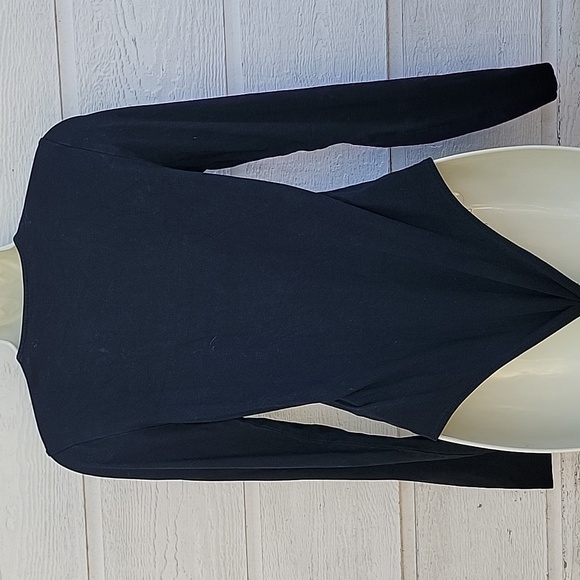 Bardot Black Lace-Up Bodysuit Size M Used Good Condition - Picture 6 of 7